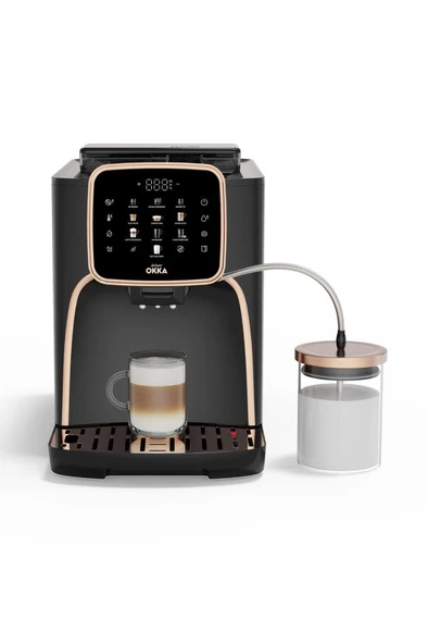 OK0028-04 Arzum Okka Espresso Pro M Tam Otomatik Espresso Makinesi - Bakır