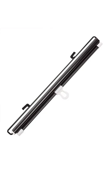 Zhltools Araba Araç Içi Katlanabilir Araç Oto Ön Cam Güneşlik Branda 50x125cm Siyah - 7