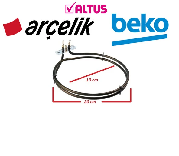 Vestel-Arçelik-Beko Turbo Fırın Rezistans Rezistansı 2400 W