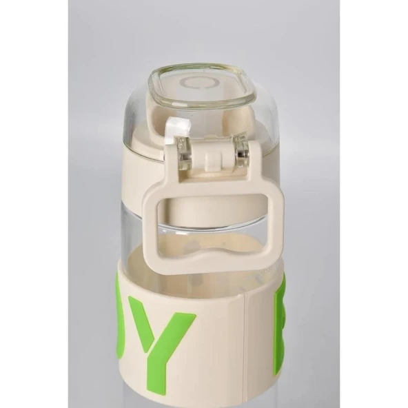 Shotay Enjoy Su Matarası Tritan Beyaz 680Ml - Resim 4