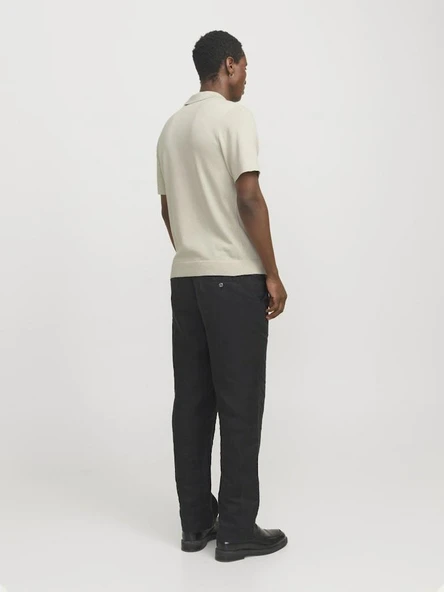 Jack Jones Blamılano Sprıng Knıt Regular Fit Triko Polo Yaka Erkek Tişört - 5