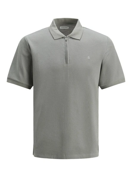 Jack Jones Austın Zıp Fermuarlı  Polo Yaka Erkek Tişört 12279177 - 1