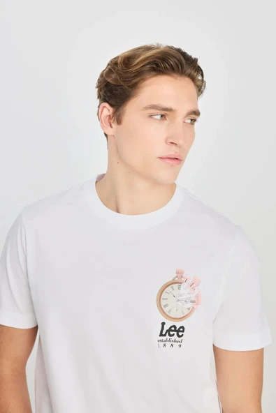Lee Regular Fit Grafik Baskılı Erkek Tişört  L2510322100 - 4