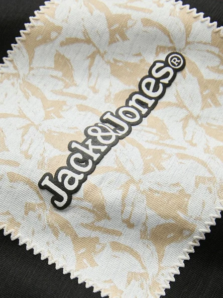 Jack Jones Splıt Aop Brandıng Erkek Tişört 12272993 - 2