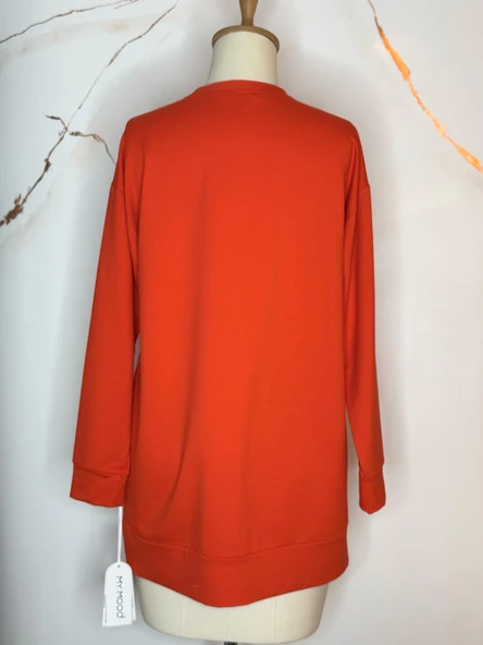 SIRA TAŞLI NAKIŞLI SWEATSHIRT - 4