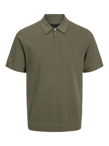 Jack Jones Blamılano Sprıng Knıt Regular Fit Triko Polo Yaka Erkek Tişört