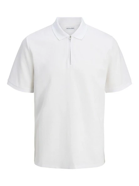 Jack Jones Austın Zıp Fermuarlı  Polo Yaka Erkek Tişört 12279177