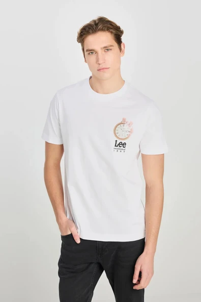 Lee Regular Fit Grafik Baskılı Erkek Tişört  L2510322100