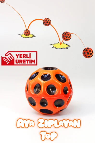 Yükseğe Zıplayan Krater Top Galaksi Uzay Ay Topu Aşırı Zıplayan Bahçe Oyuncağı - 3