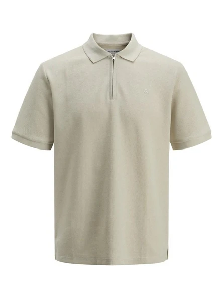 Jack Jones Austın Zıp Fermuarlı  Polo Yaka Erkek Tişört 12279177