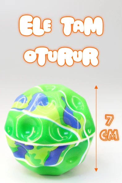 Yükseğe Zıplayan Top Galaksi Uzay Ay Topu Aşırı Zıplayan Bahçe Oyuncağı Basket - 5