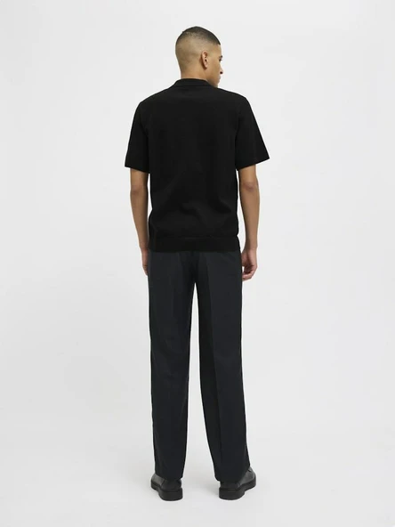 Jack Jones Blamılano Sprıng Knıt Regular Fit Triko Polo Yaka Erkek Tişört - 4