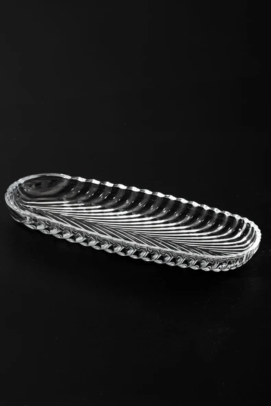 Porsima 1258 Santa 28 cm Cam Sunum Tabağı – Servis Tabağı - 3