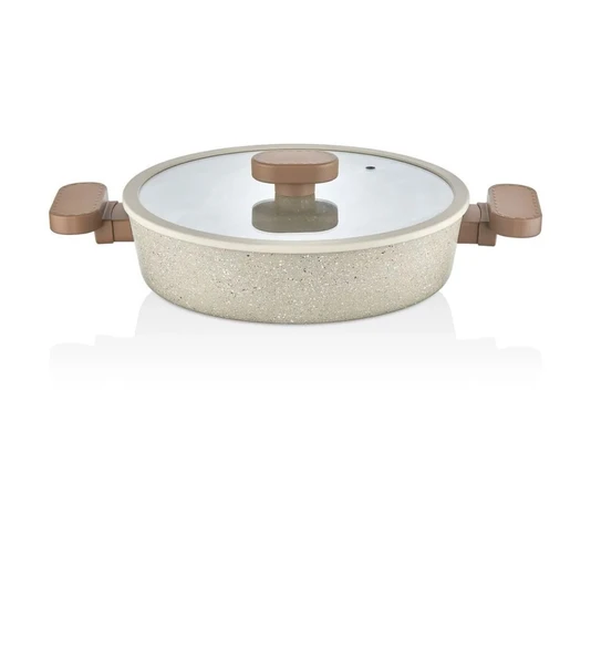 lAVONNİ 24  Cm Granit Basık Valeria Tencere