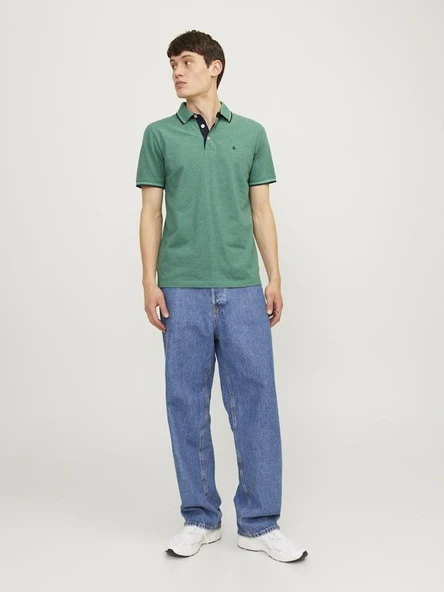Jack Jones paulos Polo Yaka Erkek Tişört 12136668 - Resim 4