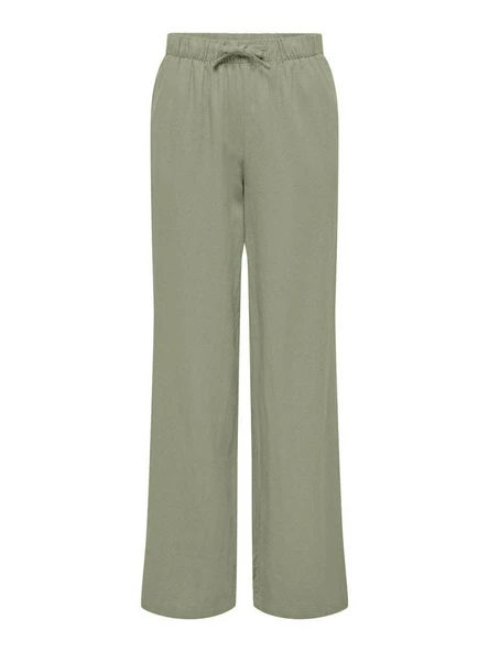 Only Caro Loose Fit Keten Viscos Kadın Pantolon 15291807