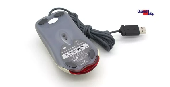 2. EL Microsoft X08-70400 OEM 13448661 Optical Scroll Mouse USB Port Retro Vintage - 2