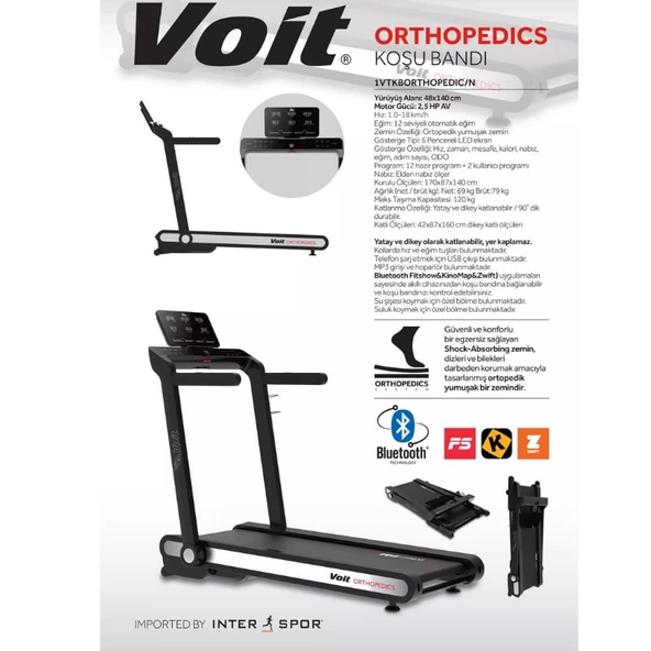 Orthopedics Otomatik Eğimli Koşu Bandı - 2