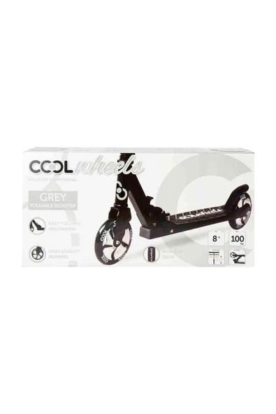 Furkan Oyuncak Cool Wheels Katlanır Scooter Gri 8 Yaş 58369