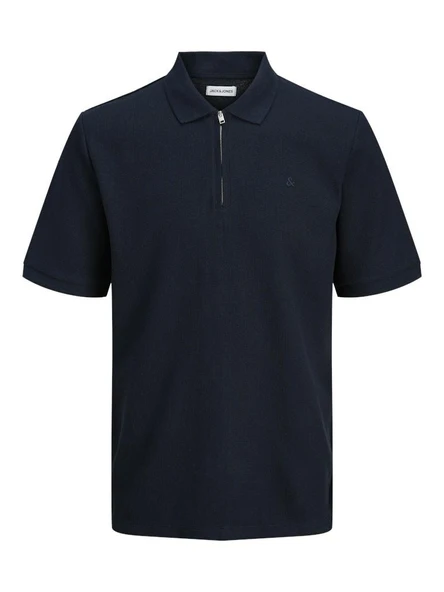 Jack Jones Austın Zıp Fermuarlı  Polo Yaka Erkek Tişört 12279177