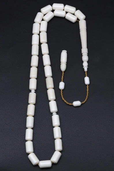 Kemik Tesbih 7 x 12 mm Kapsül Kesim - Resim 2