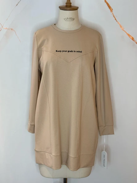 YAZI NAKIŞLI SWEATSHIRT - 6