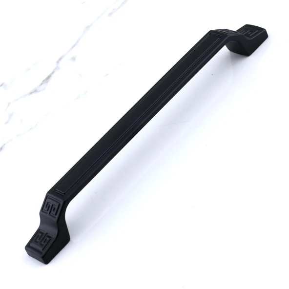 Metal Kulp 160 mm Mutfak Dolap Çekmece Mobilya Dolabı Kapak Kulpları Kulb 16 cm Mat Siyah Renk - Resim 4