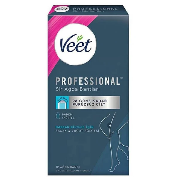 Veet Ağda Bandı Profesyonel Hassas 12 li