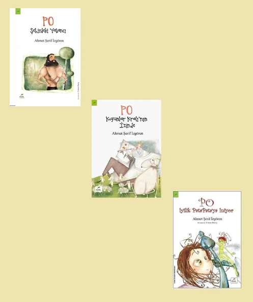 Ahmet Şerif İzgören Po Seti 3 Kitap (Şehirdeki Yabancı + Koyunlar Kralının İzinde + İyilik PataPataya İniyor)