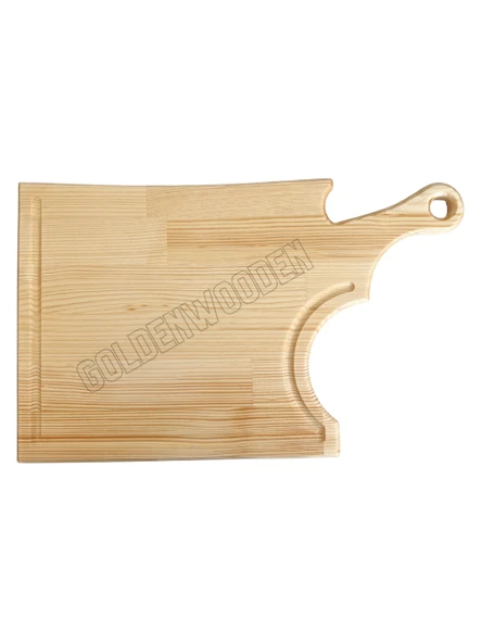 Balta Doğal Ahşap Sunum Tabağı Ahşap Sunumluk(BEYAZ ÇAM) Beyaz Çam BOY:45cm EN:27cm - 5