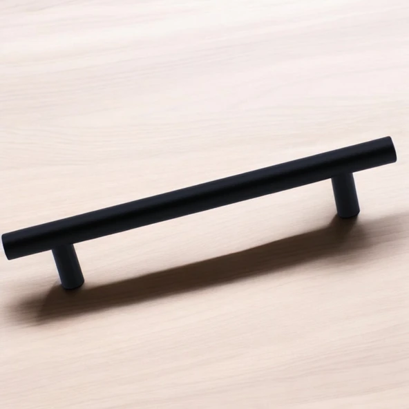 Mat Siyah Metal Mobilya Mutfak Çekmece Dolap Dolabı Kulbu Kulpu Kulpları (96 mm - 9.6 cm) - Resim 4