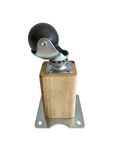 Kale Ahşap Top Tekerli Ayak Mobilya Masa Dolap Tekerli Ayağı FRENSIZ(12CM - 15CM)(CEVİZ AĞACI) Açık Ceviz 15cm AÇIK CEVİZ - 15cm - 4 ADET - 2
