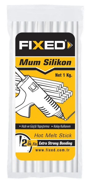 SGS FİXED MUM SİLİKON KALIN 1 KG POŞETLİ
