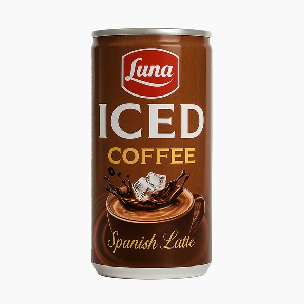 LUNA ICED COFFEE SPANİSH LATTE 195 GR X6 ADET
