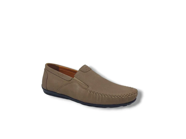 Modesa 269 Erkek Kum Nubuk Deri Loafer Ayakkabı - 2