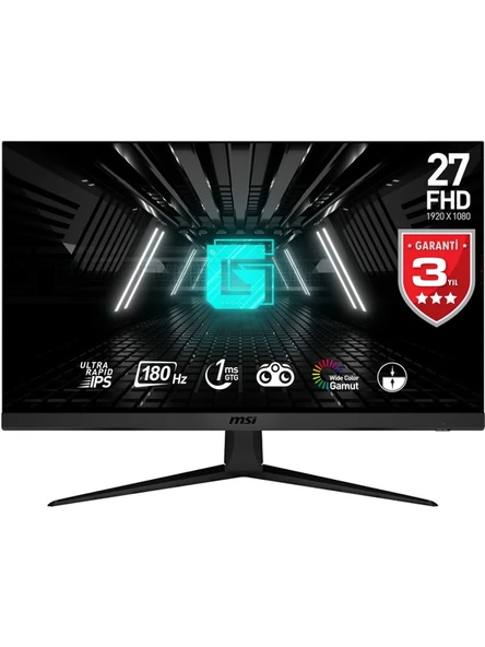 MSI G2712F 27" Ultra Rapıd 1ms 180Hz Adaptive-Sync IPS Full HD Gaming (Oyuncu) Monitör