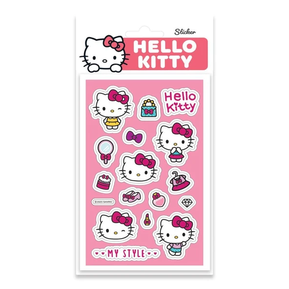 KESKIN STICKER ORTA BOY HELLO KITT PUFFY 221300-08 - 2