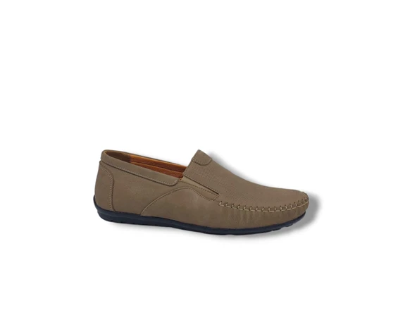 Modesa 269 Erkek Kum Nubuk Deri Loafer Ayakkabı