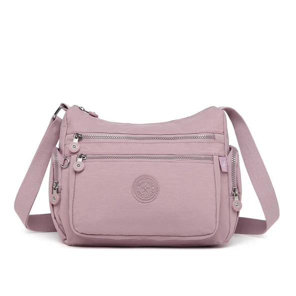 Krinkıl Kumaş Kadın Postacı Çantası Smart Bags 1115 Ten
