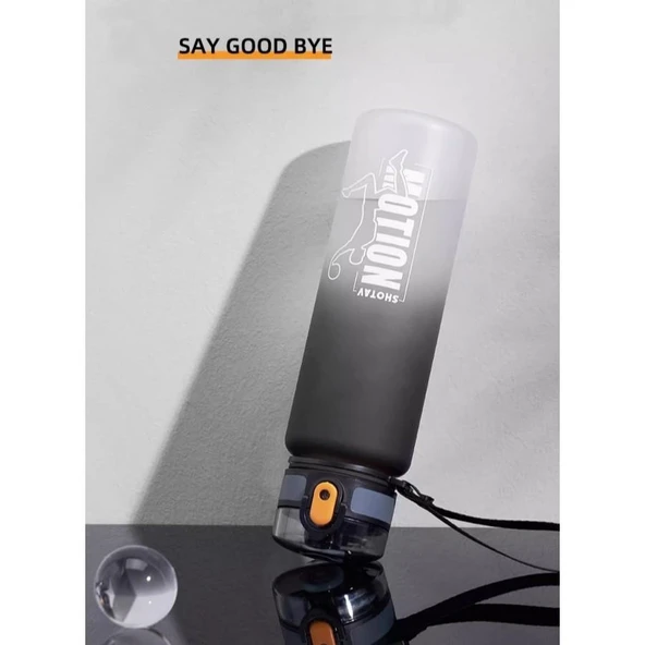 Shotay Motion Su Matarası Tritan Siyah 650Ml - 7
