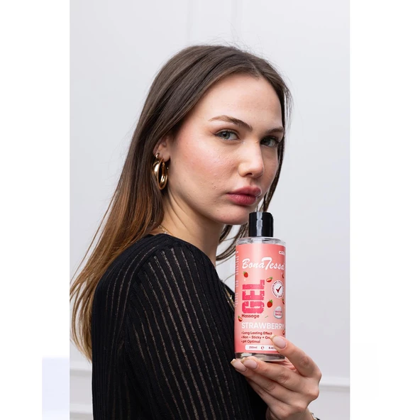 Bona Tessa Çilek Aromalı Masaj Jeli 250 ml - 3