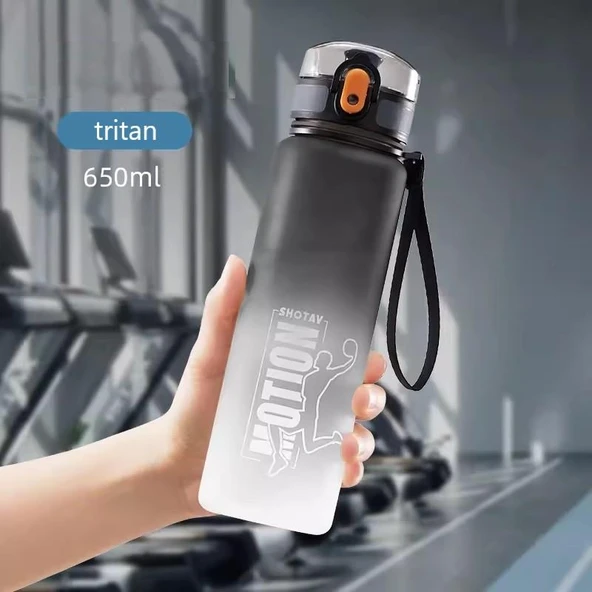 Shotay Motion Su Matarası Tritan Siyah 650Ml - 10