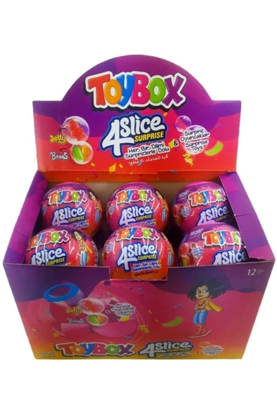 TOYBOX  4 DİLİM SÜRPRİZ _ KIZ (12 AD )
