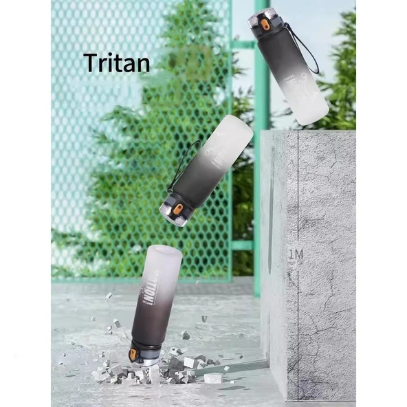 Shotay Motion Su Matarası Tritan Siyah 650Ml - 6