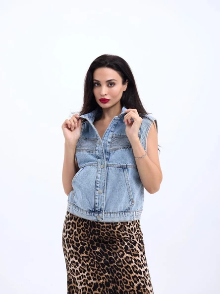 6779 KOT YELEK-MAVİ - 3