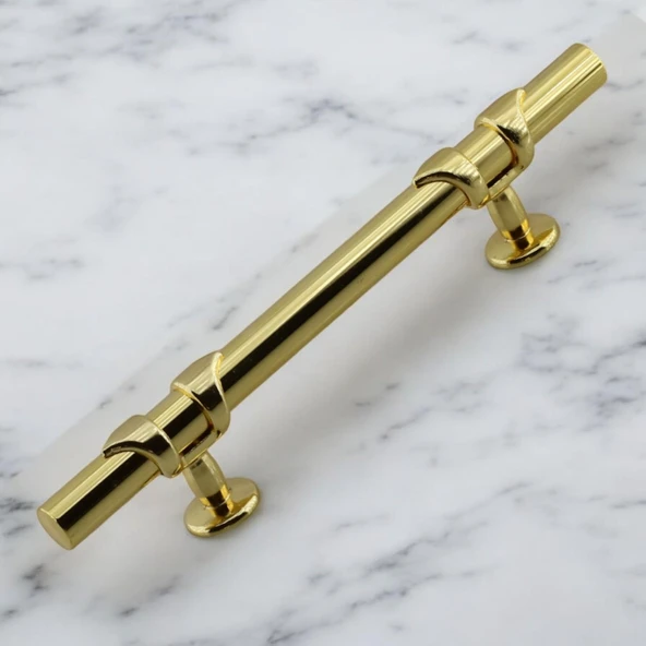 Mobilya Çekmece Mutfak Dolabı Dolap Kulpları Kulbu Kulpu Altın Gold Metal Kulp 128 mm -12.8 cm - Resim 4