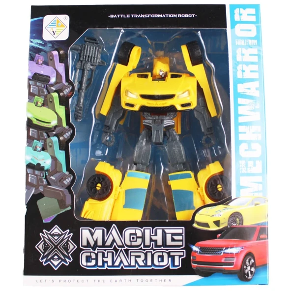 Mecha Warrior Mache Chariot Dönüşebilen Transformer Araba