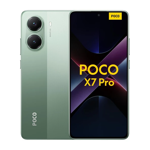 Poco X7 Pro 5G 12 GB RAM 512 GB YEŞİL ( İTHALATÇI GARANTİLİ) Cep Telefonu