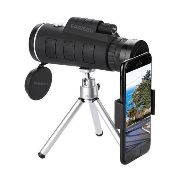 OR-1000 50x60 Monoküler Dürbün – Telefon ve Tripod Uyumu