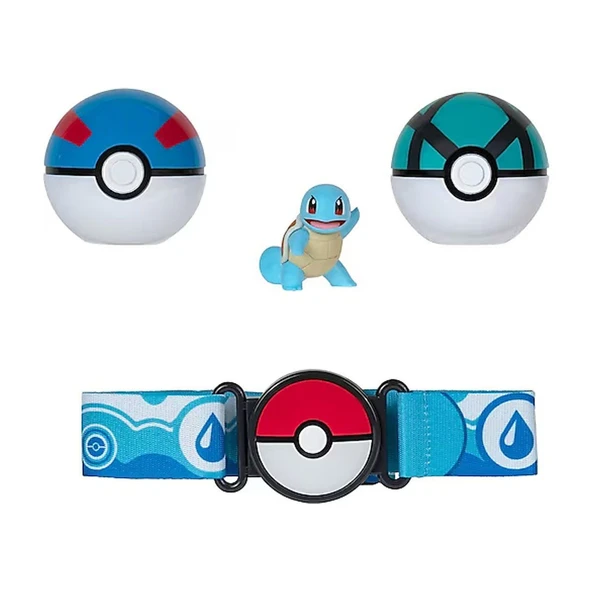 POK 95283-Q Pokemon Clip 'n' Go Pokeball Kemer ve Figür Seti - Resim 2